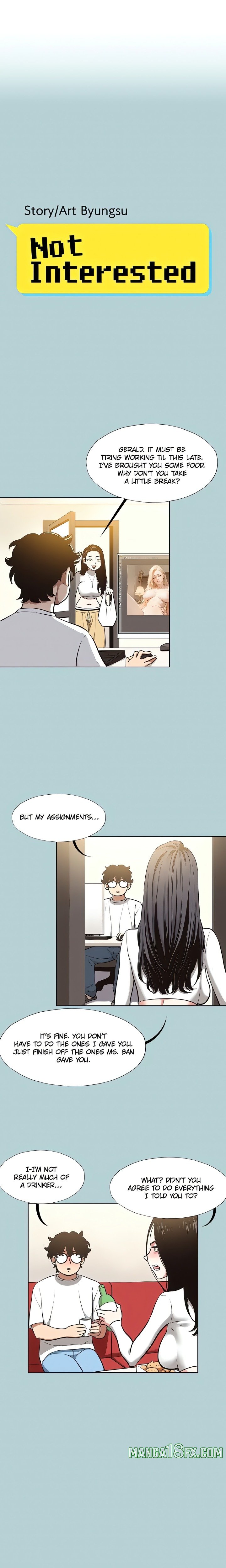 Not Interested Chapter 9 - Page 1